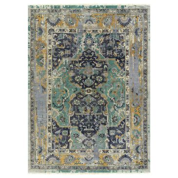 Surya Carpet, Inc. Festival 2" x 3" Denim, Ink Blue, Teal, Tan and Ivory Area Rug, , large