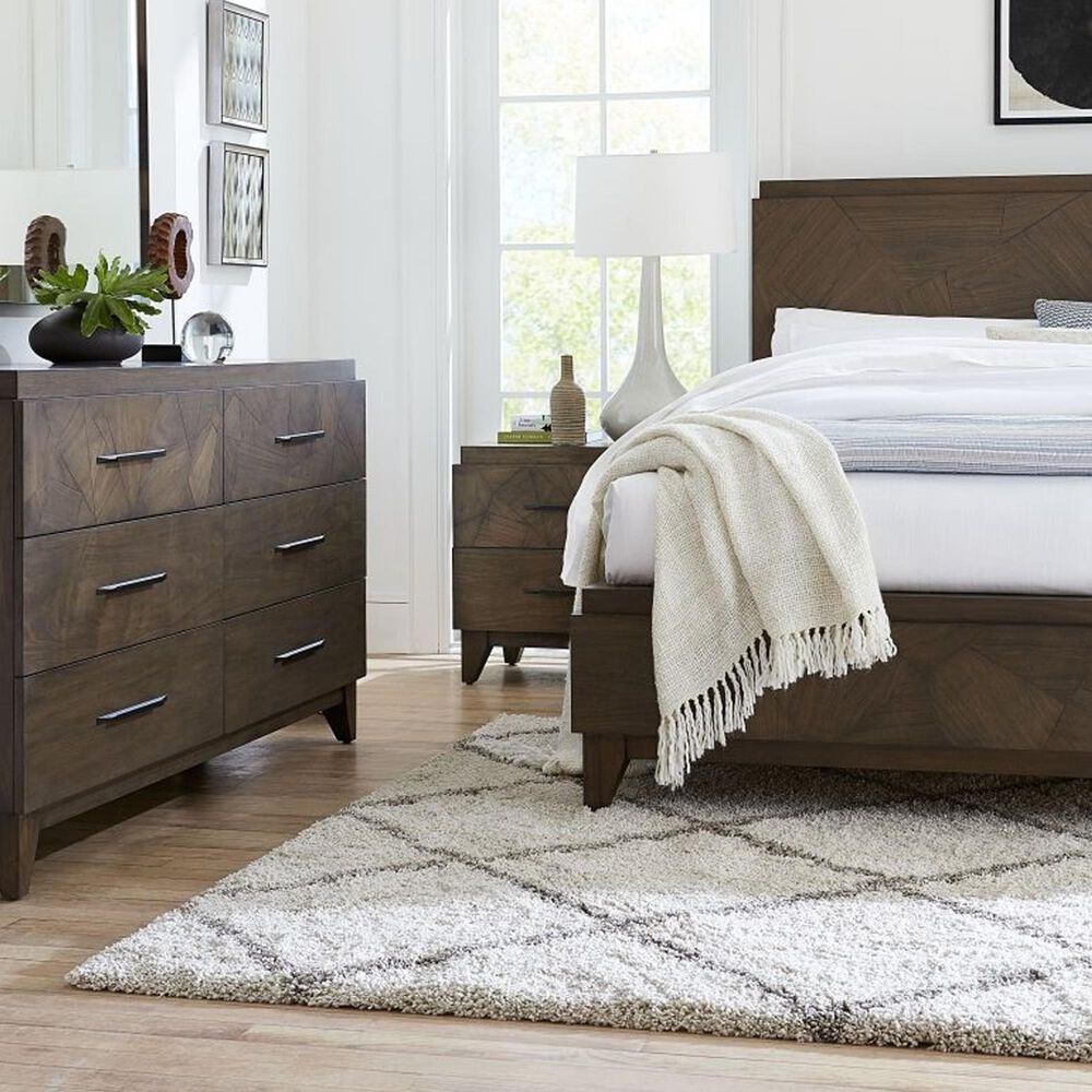 Urban Home Broderick 3-Piece Queen Bedroom Set in Wild Oats Brown, , large