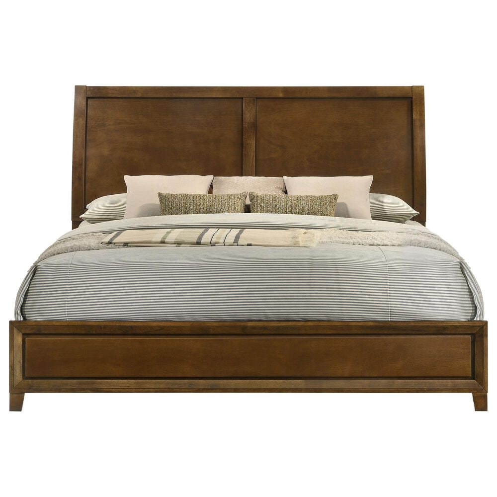New Heritage Ballard King Panel Bed in Walnut, , large