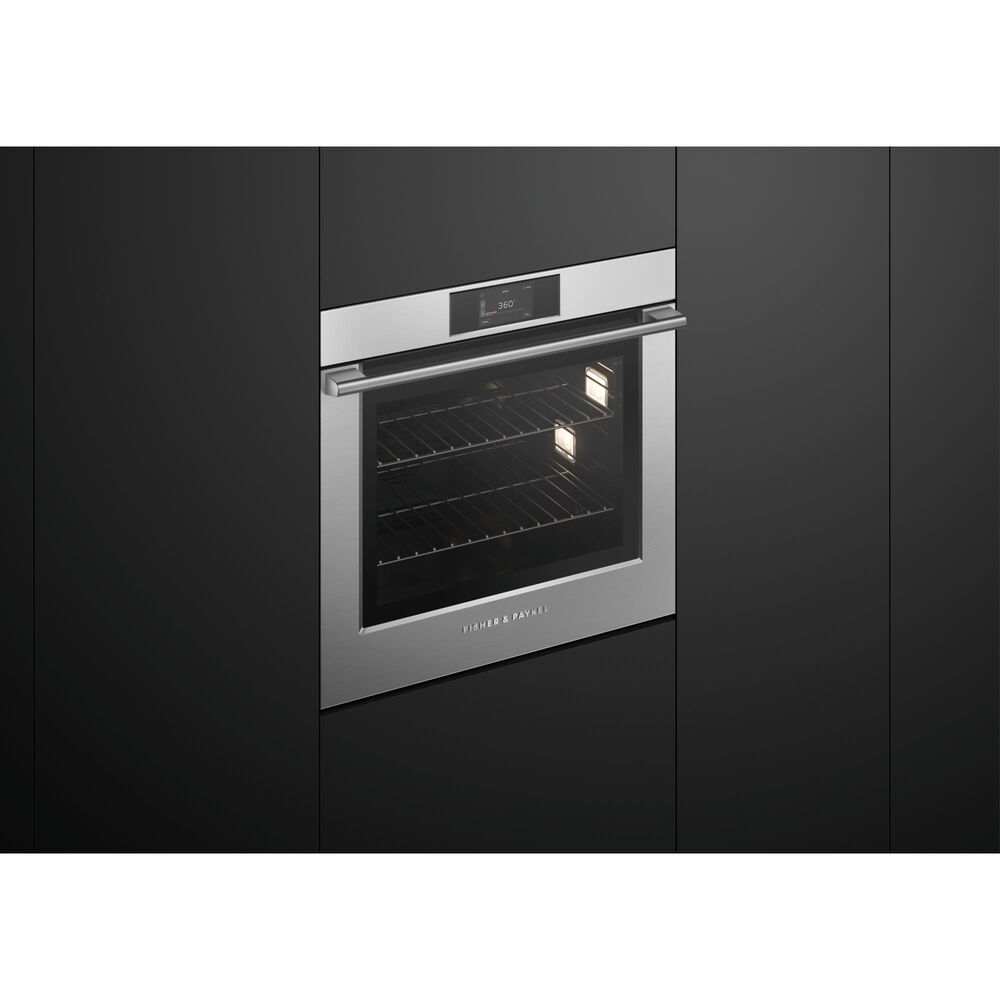 Fisher and Paykel Series 7 30" Professional Smart Single Wall Oven in Stainless Steel, , large