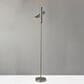Adesso Vega LED Torchiere in Brushed Steel, , large