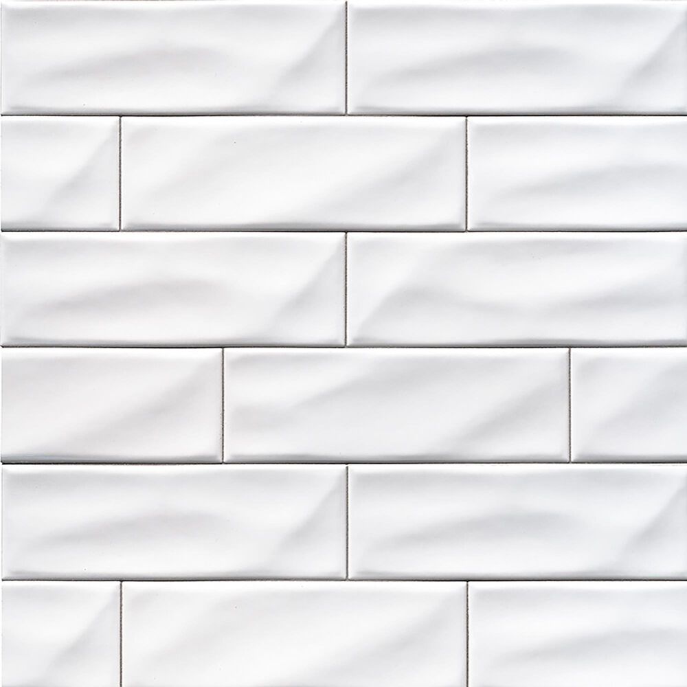 MS International Highland Park Whisper White 4" x 12" Ceramic Tile, , large