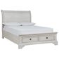 Ashley Robbinsdale Full Storage Sleigh Bed in Antique White, , large