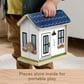 Fisher Price Wooden On-The-Go Play House Dollhouse in Multicolor, , large
