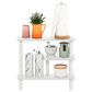 HOMLUX Turn-N-Tube 3-Tier Slim Space Saving Storage Rack in White, , large