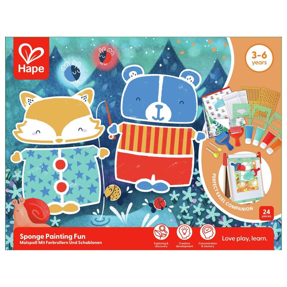 Hape Toys Sponge Painting Fun in Multicolor, , large
