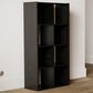 HOMLUX 8-Cube Cubic Shelf Storage Bookcase in Espresso, , large