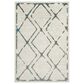 Safavieh Skyler SKY197D 4" x 6" Ivory and Blue Area Rug, , large