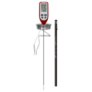 Kitchen Supply Digital Candy and Deep Fry Thermometer in Red, , large