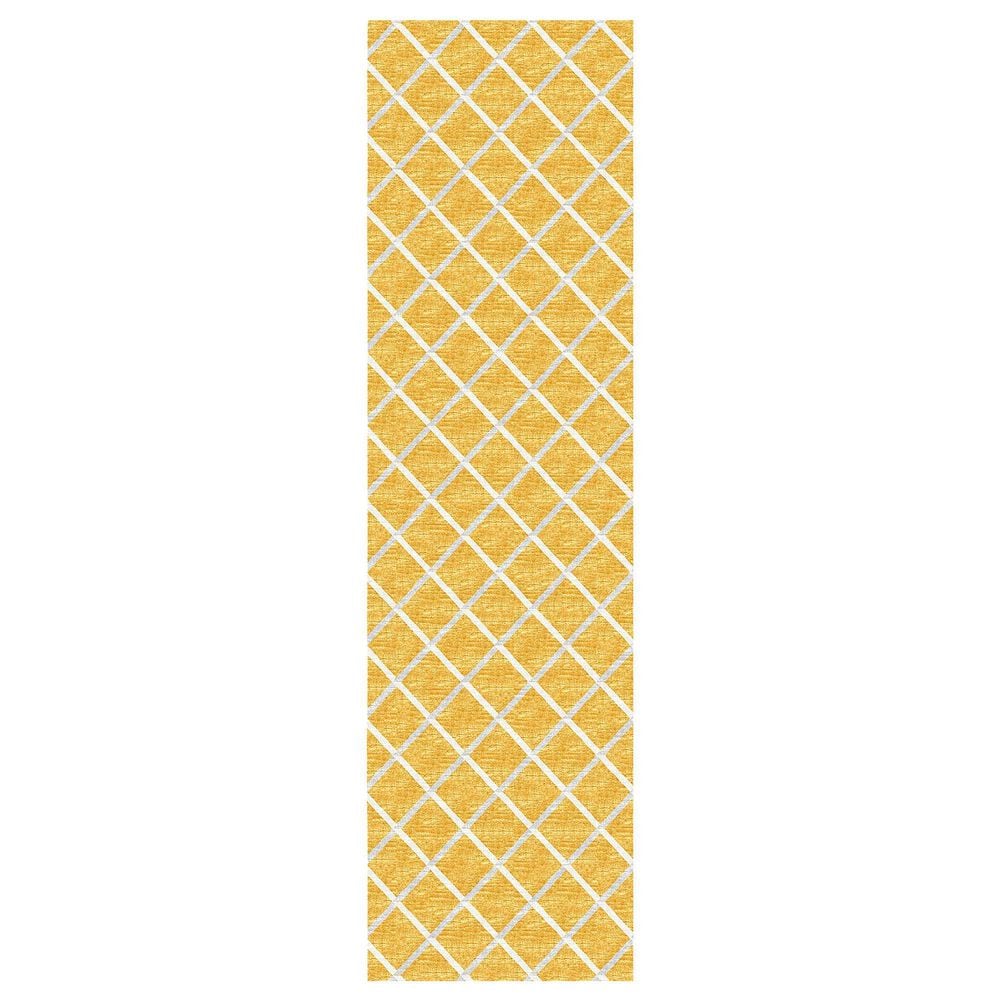 Dalyn Rug Company York 2"3" x 12" Gold Indoor/Outdoor Runner, , large