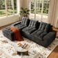 HOMLUX 2-Piece Left Facing Sectional with Chaise in Gray, , large