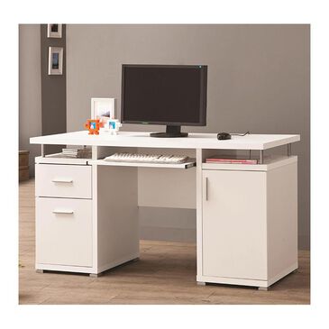 Pacific Landing Computer Desk in White, , large
