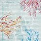 Safavieh Barbados Tropical Coral 3"3" x 5"3" Teal and White Indoor/Outdoor Area Rug, , large