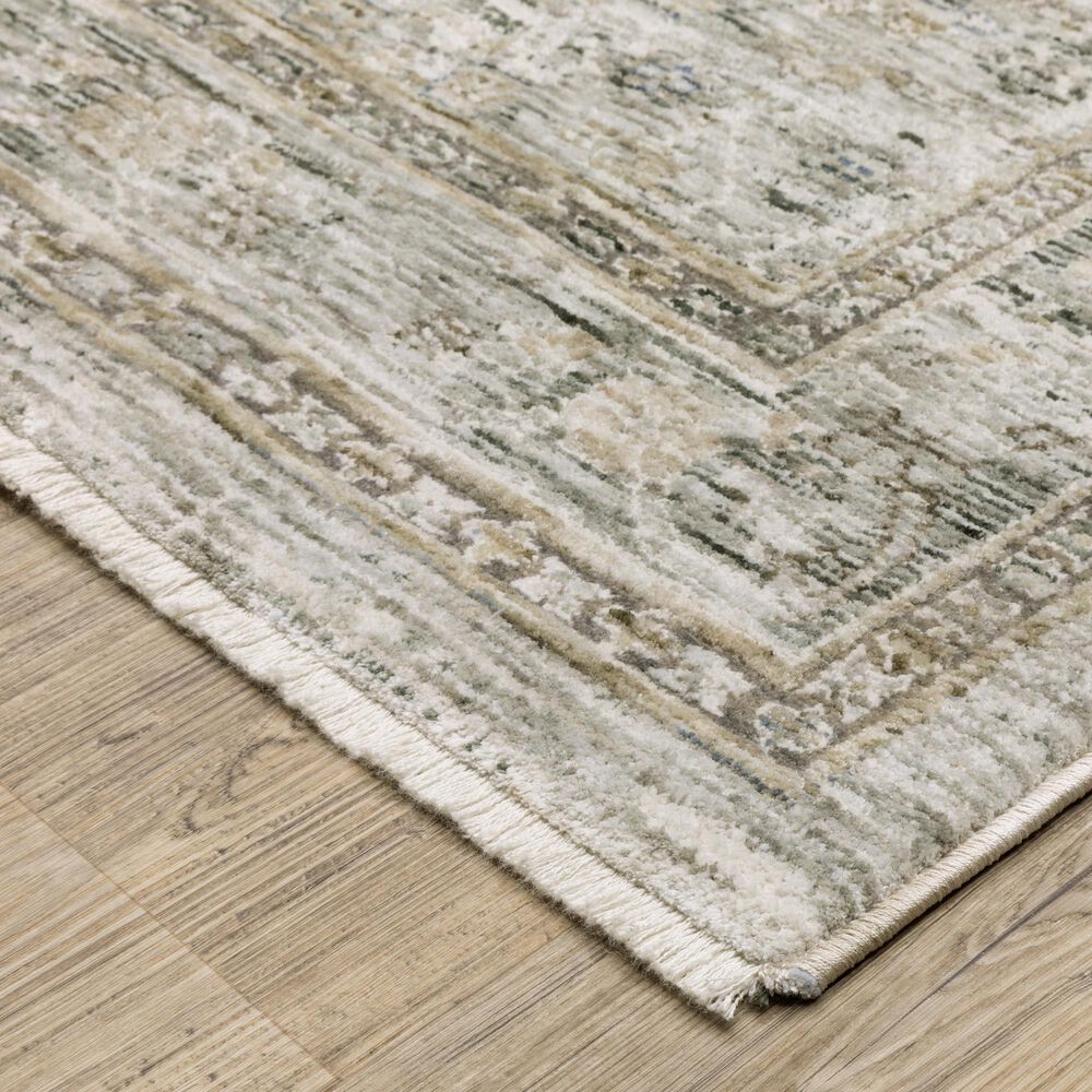 Oriental Weavers Avalon Grey and Beige 3&#39;2&quot; x 5&#39; Area Rug, , large