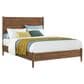 Martin Svensson Home Mid Century Modern Queen Platform Bed in Cinnamon, , large
