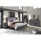 Signature Design by Ashley Baystorm Queen LED Panel Bed in Smoke Gray, , large