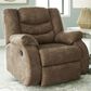 Ashley Partymate Manual Rocker Recliner in Brindle, , large