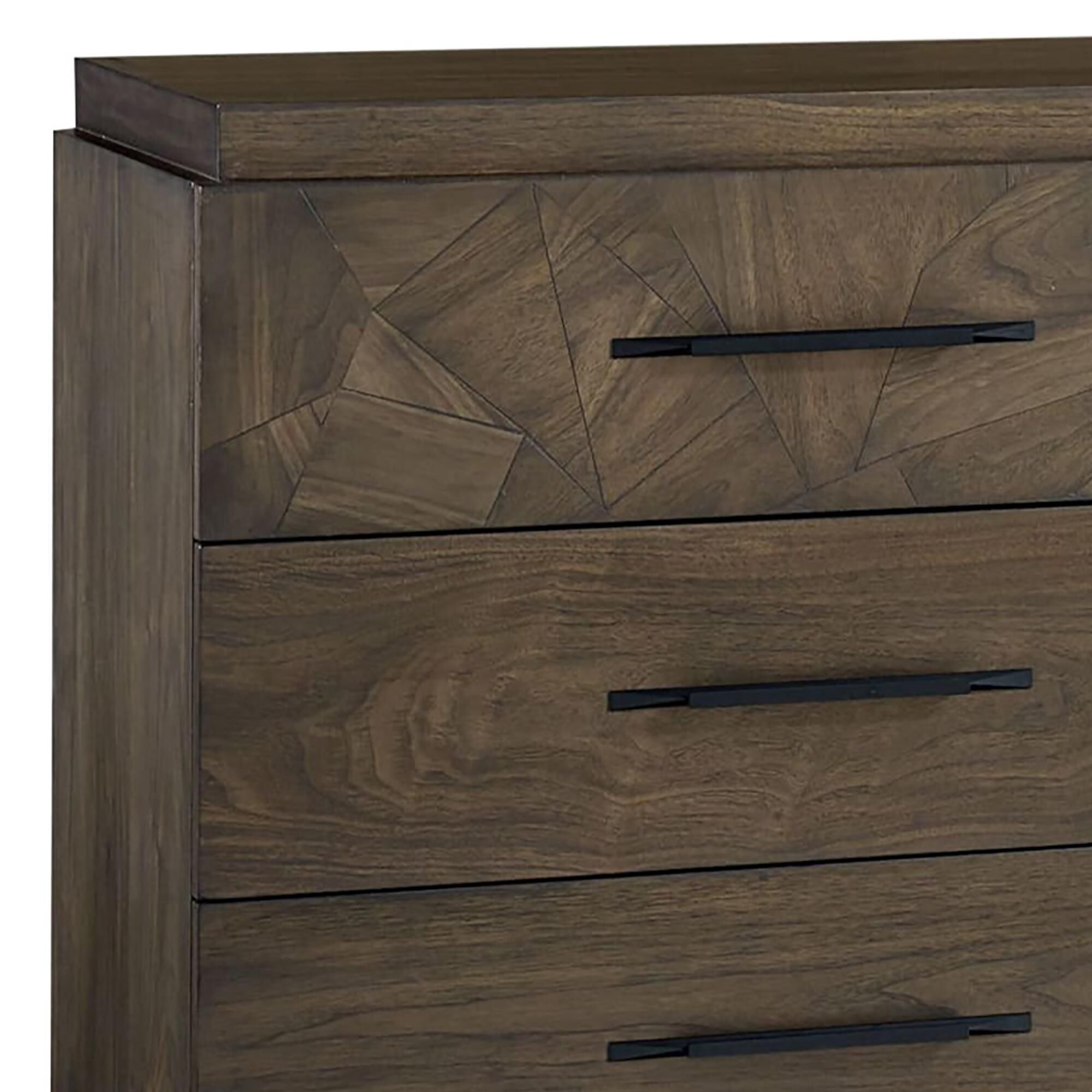 Urban Home Broderick 6-Drawer Dresser in Wild Oats Brown