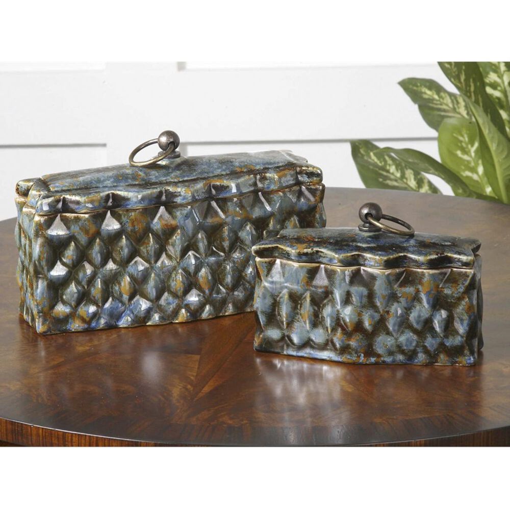 Uttermost Neelab Ceramic Containers (Set of 2), , large