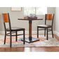 Linon Home Decor Elmer Side Chair in Brown and Medium Oak (Set of 2), , large