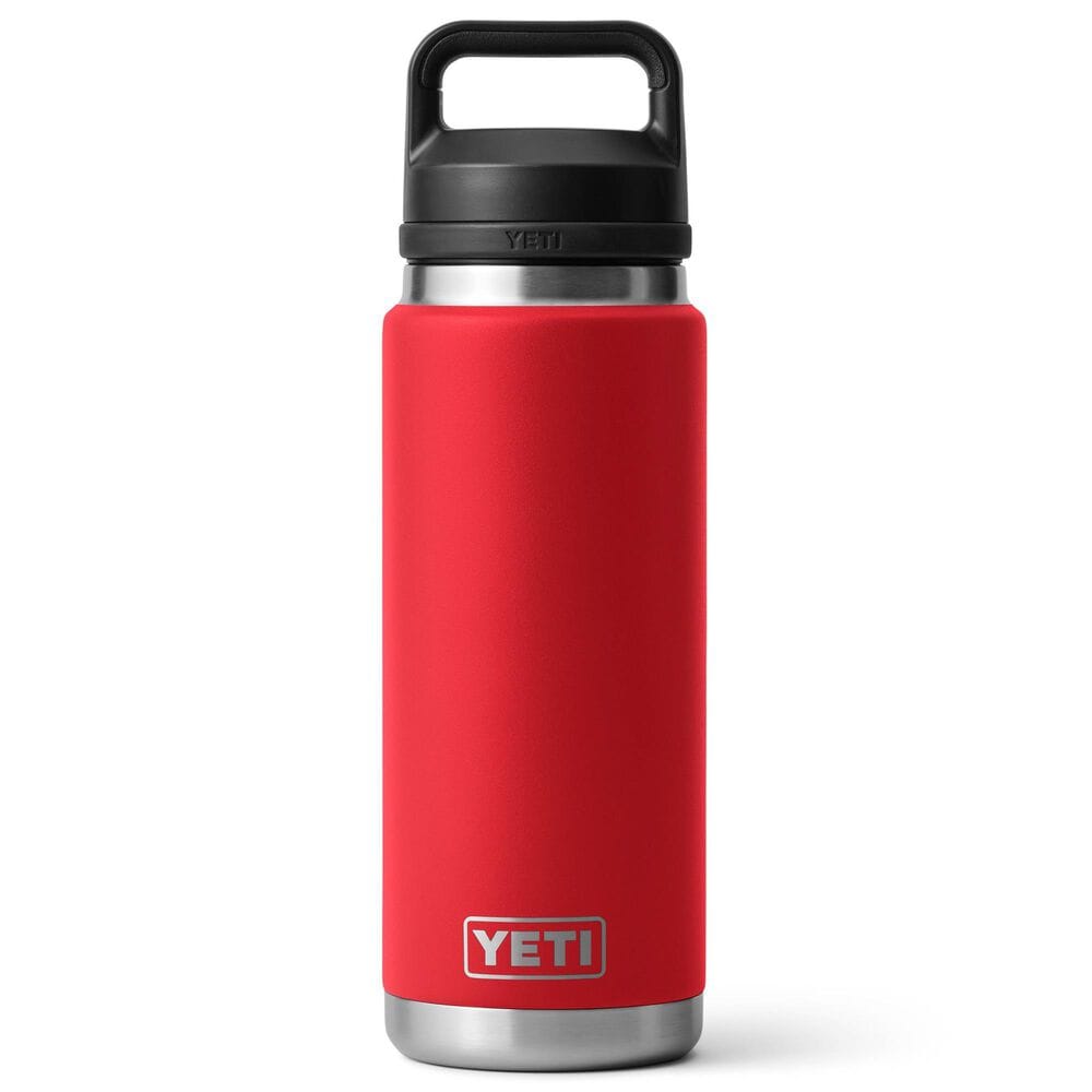 YETI Rambler 26 Oz Water Bottle with Chug Cap in Rescue Red, , large