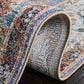Safavieh Jasmine 2"2" x 9" Blue and Gold Runner, , large