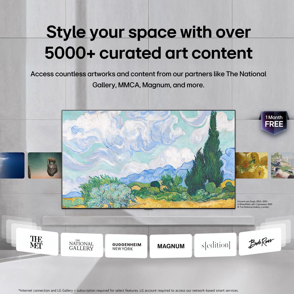 LG 83" Class C6H Series OLED evo AI 4K Ultra HD in Black - Smart TV, , large