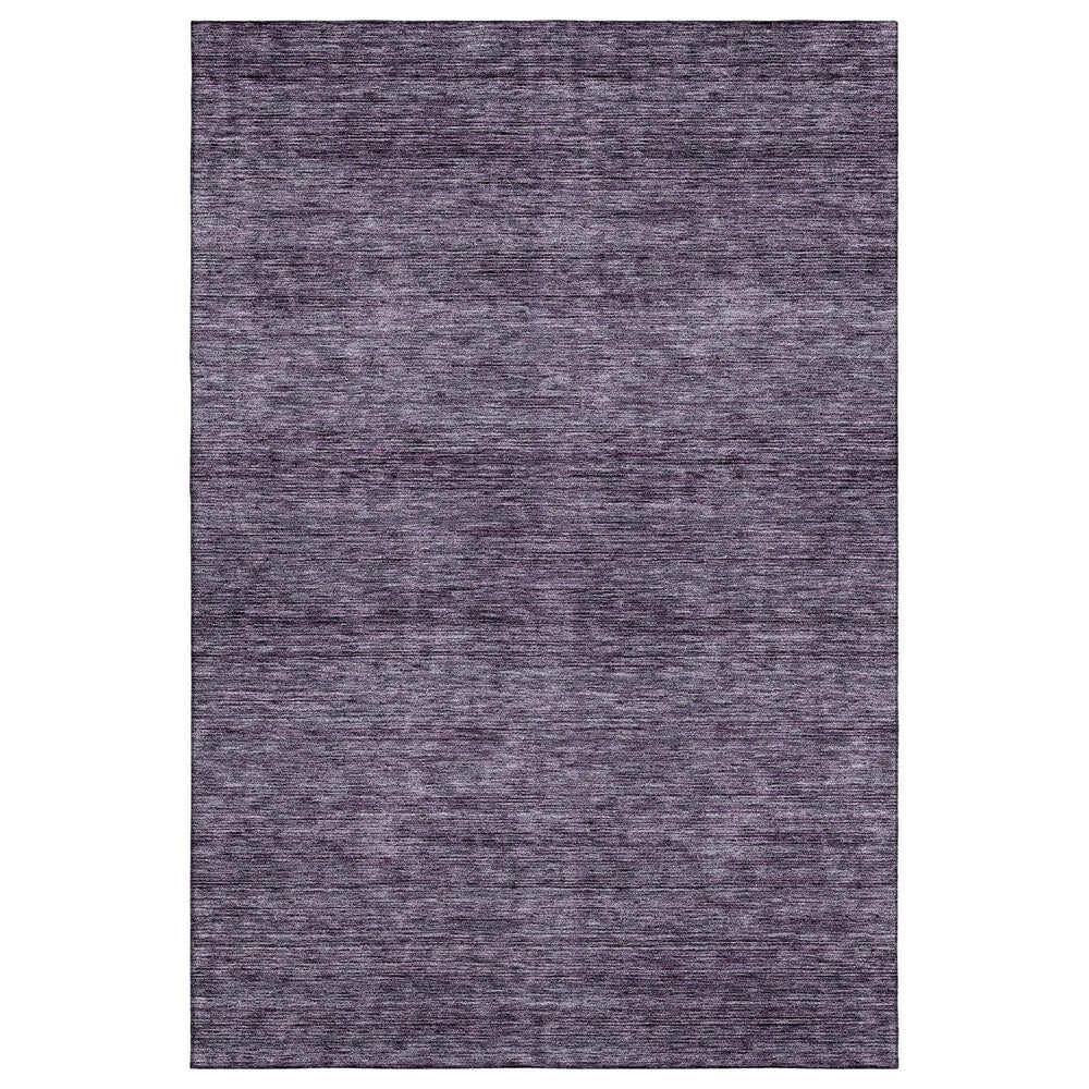 Dalyn Rug Company Soft Essentials Solid Plum 5" x 7"6" Indoor/Outdoor Area Rug, , large
