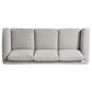 Bernhardt Tori Stationary Fabric Sofa in Heather Brown, , large