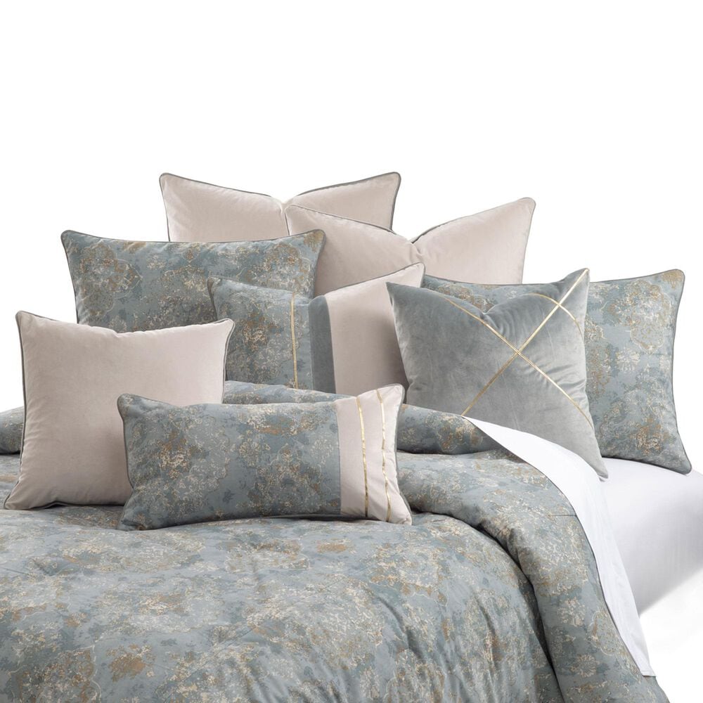Vista Haus Debonair 10-Piece King Comforter Set in Mist, , large