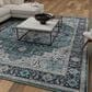 Central Oriental Rugease Velveteen Chantal Green and Ivory 7"6" x 9"6" Area Rug, , large
