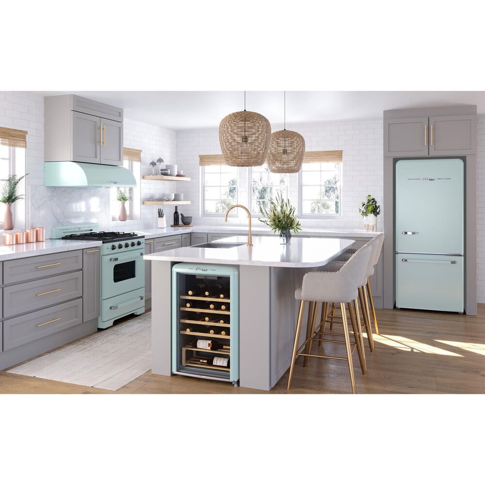 Unique Appliances Classic Retro 30" Under Cabinet Range Hood in Summer Mint Green, , large