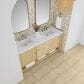 James Martin Vanities Marigot Single 72" Double Vanity in Sun-washed Oak with 3 cm White Zeus Quartz Top, , large