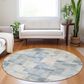 Dalyn Rug Company Ravenna RN4 8" Round Denim Area Rug, , large
