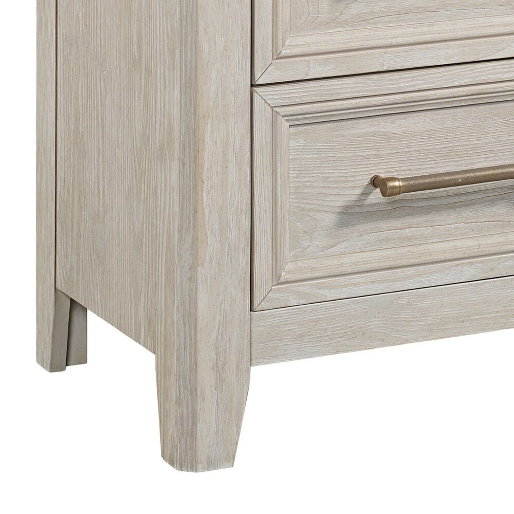 Hawthorne Furniture Carlson 4-Piece Queen Panel Bedroom Set in Washed Linen, , large