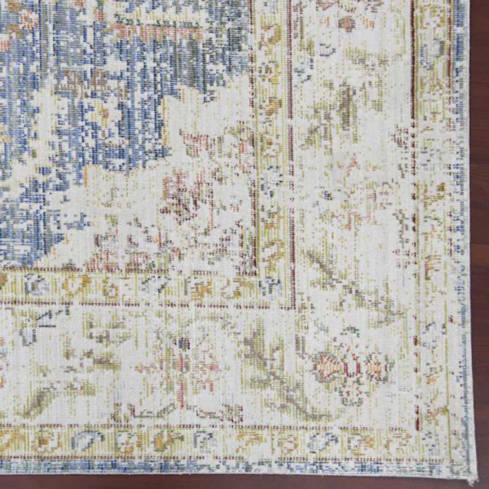 Amer Rugs Century 2&#39; x 3&#39; Indigo Blue and Ivory Area Rug, , large