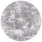 Safavieh Aston ASN715 6"7" Round Light Grey and Grey Area Rug, , large
