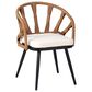 Hearth and Haven 5-Piece Outdoor Dining Set with Dark Yellow Rattan Chairs and Plastic Wood Table in Beige, , large