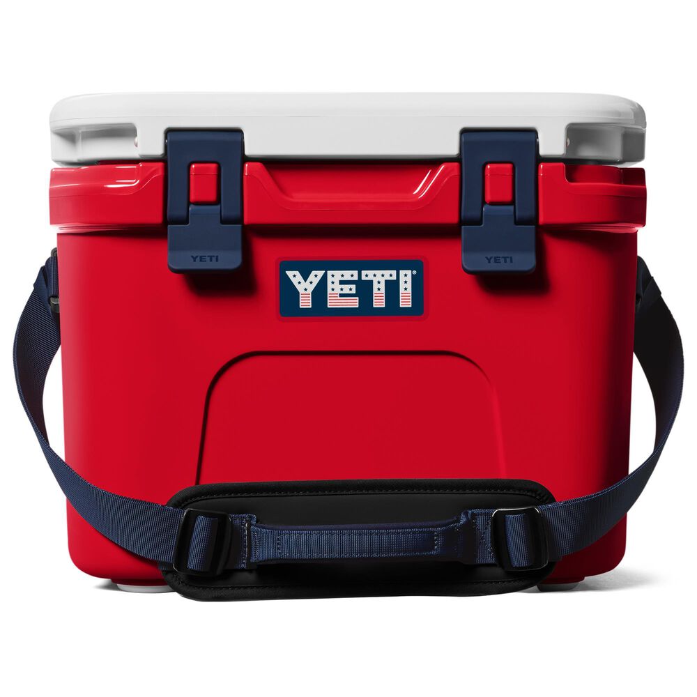 YETI Roadie 15 Hard Cooler in Rescue Red, Navy and White, , large