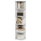 HOMLUX 5-Tier Corner Open Shelf Bookcase in White, , large