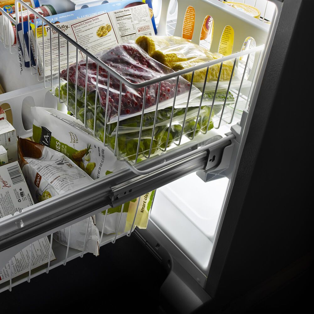 Whirlpool 22.1 Cu. Ft. Freestanding French Door Refrigerator in Black Stainless Steel, , large