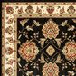 Safavieh Lyndhurst LNH555 5"3" Round Black and Ivory Area Rug, , large