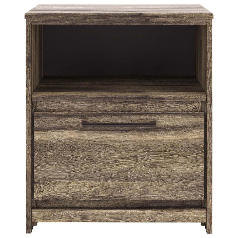 Ashley Elbrim 5-Piece King Bedroom Set in Brown with LED and USB Ports, , large