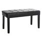 CorLiving California Panel Bench in Black, , large