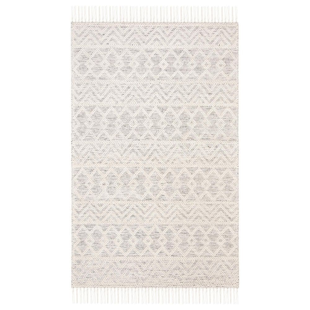Safavieh Natura NAT353A 8" x 10" Ivory and Black Area Rug, , large