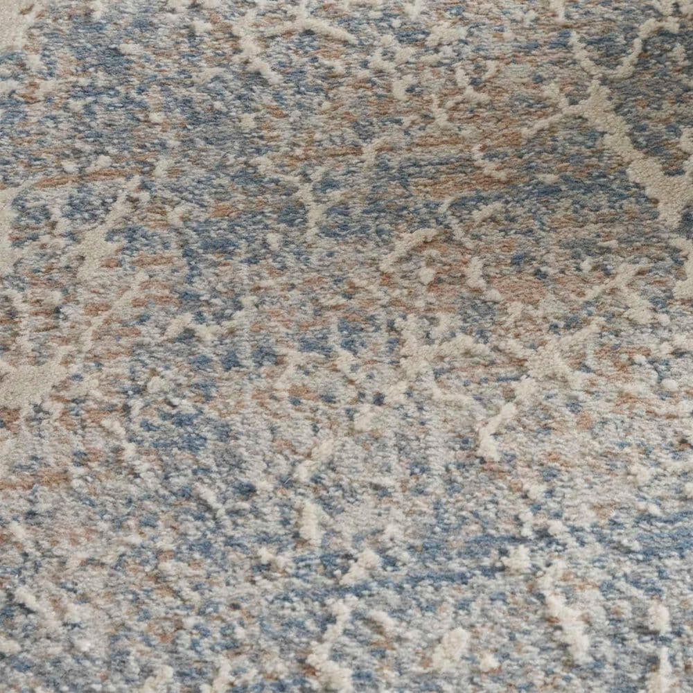Nourison Exhale 5&#39;3&quot; x 7&#39;3&quot; Beige and Blue Area Rug, , large