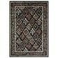 Rifle Paper Co. x Loloi Laurel Parquet 3"11" x 5"7" Black Area Rug, , large