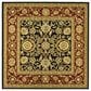 Safavieh Lyndhurst 3"3" Square Black and Red Area Rug, , large