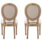 Hearth and Haven Upholstered Side Chair in Beige (Set of 2), , large