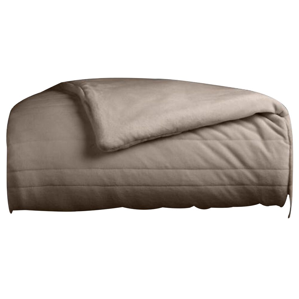 Malouf 15lb Anchor Weighted Throw Blanket in Driftwood, , large